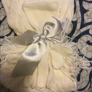 New York and Company Scarf and Gloves